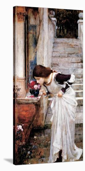 The Shrine-John William Waterhouse-Stretched Canvas