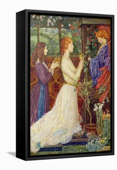 The Shrine-Eleanor Fortescue-Brickdale-Framed Stretched Canvas