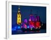 The Shtandart Frigate with Scarlet Sails Floats on the Neva River-null-Framed Photographic Print