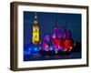 The Shtandart Frigate with Scarlet Sails Floats on the Neva River-null-Framed Photographic Print