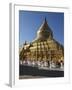 The Shwe Zigon, a Buddhist Temple, Nyaung-U, Near Bagan (Pagan), Myanmar (Burma)-Julio Etchart-Framed Photographic Print