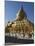 The Shwe Zigon, a Buddhist Temple, Nyaung-U, Near Bagan (Pagan), Myanmar (Burma)-Julio Etchart-Mounted Photographic Print