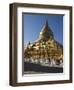 The Shwe Zigon, a Buddhist Temple, Nyaung-U, Near Bagan (Pagan), Myanmar (Burma)-Julio Etchart-Framed Photographic Print