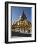 The Shwe Zigon, a Buddhist Temple, Nyaung-U, Near Bagan (Pagan), Myanmar (Burma)-Julio Etchart-Framed Photographic Print