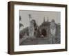 The Shwedagon Pagoda at Rangoon, Burma, C.1860-English Photographer-Framed Premium Giclee Print