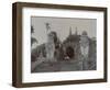 The Shwedagon Pagoda at Rangoon, Burma, C.1860-English Photographer-Framed Giclee Print