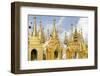 The Shwedagon Pagoda, Yangon (Rangoon), Yangon Region, Republic of the Union of Myanmar (Burma)-J P De Manne-Framed Photographic Print