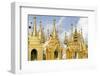 The Shwedagon Pagoda, Yangon (Rangoon), Yangon Region, Republic of the Union of Myanmar (Burma)-J P De Manne-Framed Photographic Print