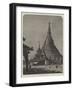 The Shwei Dagon Pagoda at Rangoon-null-Framed Giclee Print