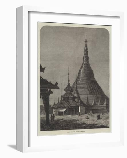 The Shwei Dagon Pagoda at Rangoon-null-Framed Giclee Print