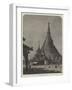 The Shwei Dagon Pagoda at Rangoon-null-Framed Giclee Print