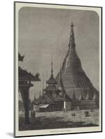 The Shwei Dagon Pagoda at Rangoon-null-Mounted Giclee Print