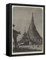 The Shwei Dagon Pagoda at Rangoon-null-Framed Stretched Canvas