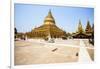 The Shwezigon Pagoda (Shwezigon Paya), a Buddhist Temple Located in Nyaung-U, a Town Near Bagan-Thomas L-Framed Photographic Print