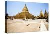 The Shwezigon Pagoda (Shwezigon Paya), a Buddhist Temple Located in Nyaung-U, a Town Near Bagan-Thomas L-Stretched Canvas