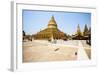 The Shwezigon Pagoda (Shwezigon Paya), a Buddhist Temple Located in Nyaung-U, a Town Near Bagan-Thomas L-Framed Photographic Print