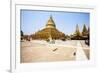 The Shwezigon Pagoda (Shwezigon Paya), a Buddhist Temple Located in Nyaung-U, a Town Near Bagan-Thomas L-Framed Photographic Print