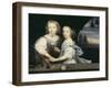 The Siblings Winston and Arabella Churchill-Sir Anthony Van Dyck-Framed Giclee Print