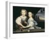 The Siblings Winston and Arabella Churchill-Sir Anthony Van Dyck-Framed Giclee Print