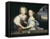 The Siblings Winston and Arabella Churchill-Sir Anthony Van Dyck-Framed Stretched Canvas