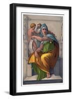 The Sibyl of Delphi-Michelangelo Buonarroti-Framed Giclee Print