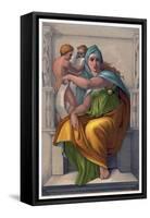 The Sibyl of Delphi-Michelangelo Buonarroti-Framed Stretched Canvas