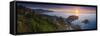 The Sicilian Coast at Sunrise-Matthew Williams-Ellis-Framed Stretched Canvas