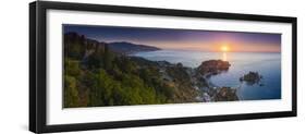 The Sicilian Coast at Sunrise-Matthew Williams-Ellis-Framed Photographic Print