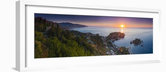 The Sicilian Coast at Sunrise-Matthew Williams-Ellis-Framed Photographic Print