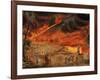 The Sicilian Royals Visiting Vesuvius During Eruption of 11 May 1771-Pietro Fabris-Framed Giclee Print