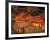 The Sicilian Royals Visiting Vesuvius During Eruption of 11 May 1771-Pietro Fabris-Framed Giclee Print