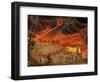 The Sicilian Royals Visiting Vesuvius During Eruption of 11 May 1771-Pietro Fabris-Framed Giclee Print