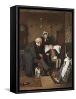 The Sick Boy, C.1857-Joseph Clark-Framed Stretched Canvas