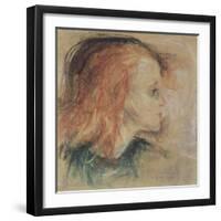 The Sick Child, 1885-Edvard Munch-Framed Giclee Print