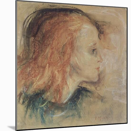 The Sick Child, 1885-Edvard Munch-Mounted Giclee Print