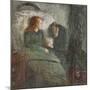 The Sick Child, 1886 (Oil on Canvas)-Edvard Munch-Mounted Giclee Print