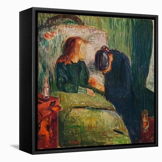 'The Sick Child', 1907-Edvard Munch-Framed Stretched Canvas