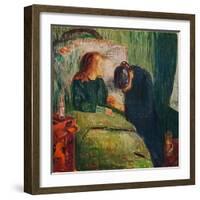 'The Sick Child', 1907-Edvard Munch-Framed Giclee Print