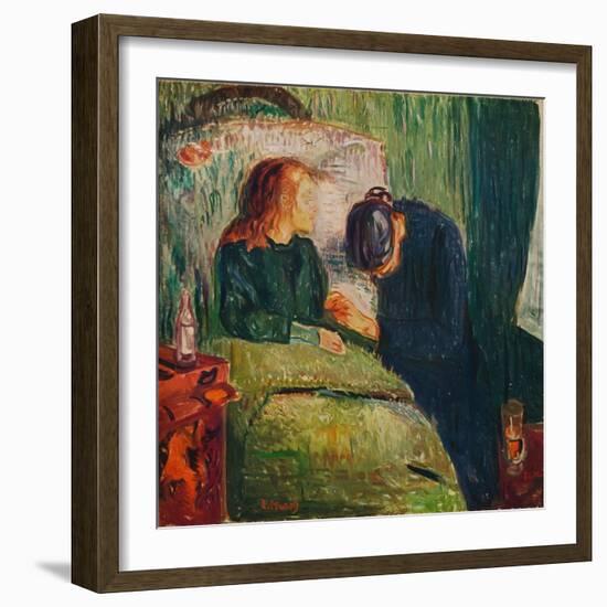 'The Sick Child', 1907-Edvard Munch-Framed Giclee Print