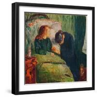 'The Sick Child', 1907-Edvard Munch-Framed Giclee Print