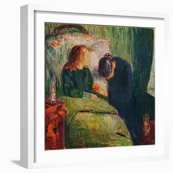 'The Sick Child', 1907-Edvard Munch-Framed Giclee Print