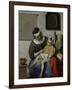 The Sick Child, C.1664-6-Gabriel Metsu-Framed Giclee Print