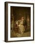 The Sick Child, C.1870-75 (Oil on Panel)-Paul Seignac-Framed Giclee Print