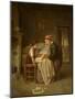 The Sick Child, C.1870-75 (Oil on Panel)-Paul Seignac-Mounted Giclee Print