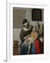 The Sick Child, Ca 1663-Gabriel Metsu-Framed Giclee Print