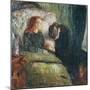 The Sick Child-Edvard Munch-Mounted Giclee Print