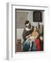 The Sick Child-Gabriel Metsu-Framed Giclee Print