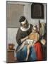 The Sick Child-Gabriel Metsu-Mounted Giclee Print