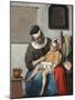 The Sick Child-Gabriel Metsu-Mounted Giclee Print
