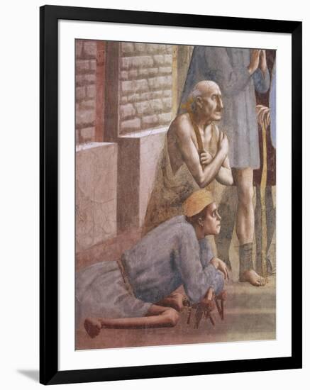 The Sick, Detail from Saint Peter Healing the Sick-Tommaso Masaccio-Framed Giclee Print